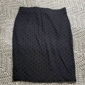 Polka Dot Pencil Skirt